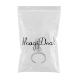 Maxbell 925 Sterling Silver Pinch Clip Bail Bead Pendant Connector Pendant Holder A