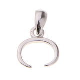 Maxbell 925 Sterling Silver Pinch Clip Bail Bead Pendant Connector Pendant Holder B
