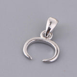 Maxbell 925 Sterling Silver Pinch Clip Bail Bead Pendant Connector Pendant Holder B