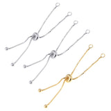 Maxbell S925 Adjustable Extender Chain for Necklace Bracelet Jewelry Making Silver