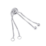 Maxbell S925 Adjustable Extender Chain for Necklace Bracelet Jewelry Making Silver