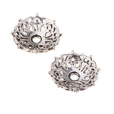 Max 2 Pieces DIY Craft Jewelry Making Spacer Beads Caps Beading Crafts Supply D