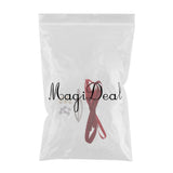 Max DIY Crystal Hair Clip Barrette Making Kits Wine Red
