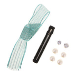Max 7pcs crafts for hair accessory headwear hair clip DIY  Green