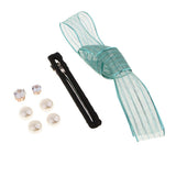 Max 7pcs crafts for hair accessory headwear hair clip DIY  Green