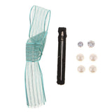 Max 7pcs crafts for hair accessory headwear hair clip DIY  Green