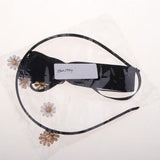 Max DIY Flower Bowknot Headband Hairband Making Kits Dark Blue