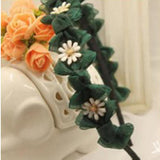 Max DIY Flower Bowknot Headband Hairband Making Kits Green