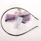Max DIY Flower Bowknot Headband Hairband Making Kits Light Purple