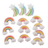 Maxbell 20 Pieces Charms Resin Flatback Embellishments Cabochons DIY Crafts Supplies