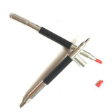 Maxbell Tungsten Carbide Tip Scriber Double-End, Alloy Etching Engraving Pen for Glass/Ceramics/Metal Sheet, With Protect Caps
