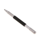 Maxbell Tungsten Carbide Tip Scriber Double-End, Alloy Etching Engraving Pen for Glass/Ceramics/Metal Sheet, With Protect Caps