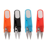 Max Mini Sewing Scissors Yarn Small Snips Trimming Nipper Plastic Handle Orange