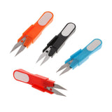 Max Mini Sewing Scissors Yarn Small Snips Trimming Nipper Plastic Handle Orange