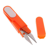 Max Mini Sewing Scissors Yarn Small Snips Trimming Nipper Plastic Handle Orange