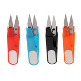 Max Mini Sewing Scissors Yarn Small Snips Trimming Nipper Plastic Handle Orange