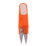Max Mini Sewing Scissors Yarn Small Snips Trimming Nipper Plastic Handle Orange