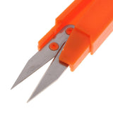 Max Mini Sewing Scissors Yarn Small Snips Trimming Nipper Plastic Handle Orange