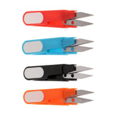 Max Mini Sewing Scissors Yarn Small Snips Trimming Nipper Plastic Handle Orange
