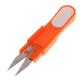 Max Mini Sewing Scissors Yarn Small Snips Trimming Nipper Plastic Handle Orange