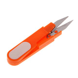 Max Mini Sewing Scissors Yarn Small Snips Trimming Nipper Plastic Handle Orange