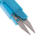 Max Mini Sewing Scissors Yarn Small Snips Trimming Nipper Plastic Handle Blue