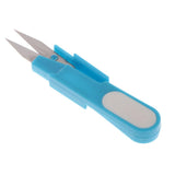 Max Mini Sewing Scissors Yarn Small Snips Trimming Nipper Plastic Handle Blue