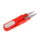 Max Mini Sewing Scissors Yarn Small Snips Trimming Nipper Plastic Handle Red