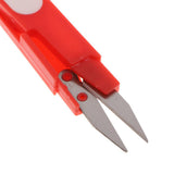 Max Mini Sewing Scissors Yarn Small Snips Trimming Nipper Plastic Handle Red