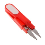 Max Mini Sewing Scissors Yarn Small Snips Trimming Nipper Plastic Handle Red