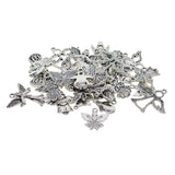 Maxbell 35pcsTibetan Silver Angel charms pendants jewelry making findings