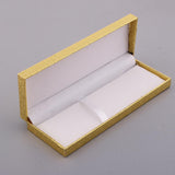 Max Metal Signature Pen Box Fountain Pen Case Pen Gift Box for Ballpoints Golden