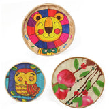 Max Round Bamboo Sieve Handmade Bamboo Weaving Baskets Kitchen Fruit Plate 30cm