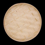 Max Round Bamboo Sieve Handmade Bamboo Weaving Baskets Kitchen Fruit Plate 30cm