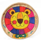 Max Round Bamboo Sieve Handmade Bamboo Weaving Baskets Kitchen Fruit Plate 13cm