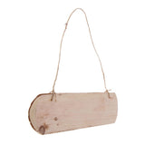 Maxbell 1x Large Oval Natural Hanging Wood Slices Tree Bark Wooden Pieces DIY Craft