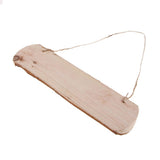Maxbell 1x Large Oval Natural Hanging Wood Slices Tree Bark Wooden Pieces DIY Craft
