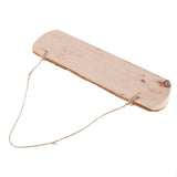 Maxbell 1x Large Oval Natural Hanging Wood Slices Tree Bark Wooden Pieces DIY Craft