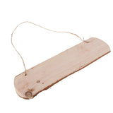 Maxbell 1x Large Oval Natural Hanging Wood Slices Tree Bark Wooden Pieces DIY Craft