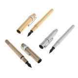 Max Fountain Ink Pen Nib Pen Calligraphy Office School Stationery  golden