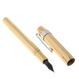 Max Fountain Ink Pen Nib Pen Calligraphy Office School Stationery  golden