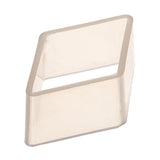 Maxbell Rhombus Shaped Plastic Candle Mold for DIY Crafts Making Supplies, Great Tools for Handmade Project, Transparent Candles Mould