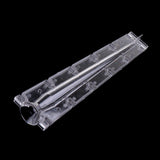Maxbell 1 Piece Thin Taper Plastic Candle Mold for DIY Crafts Making Supplies, Great Tools for Handmade Project, Transparent Candles Making Mould
