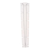 Maxbell 1 Piece Thin Taper Plastic Candle Mold for DIY Crafts Making Supplies, Great Tools for Handmade Project, Transparent Candles Making Mould