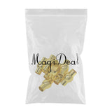 Maxbell 10pcs Copper Magnetic Jewelry Clasps for DIY Bracelet Necklace Making golden