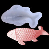 Maxbell 1Pcs Creative Fish Shaped Mold Silicone Mold for Cake Topper Fondant Decor