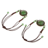 Maxbell beaded bracelets personal design handmade jewelry  Green