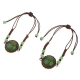 Maxbell beaded bracelets personal design handmade jewelry  Green