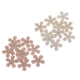 Maxbell Alloy Daisy Pearl Hair Decoration Bridal Women Wedding Party Decor Gold