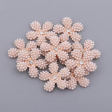 Maxbell Alloy Daisy Pearl Hair Decoration Bridal Women Wedding Party Decor Gold